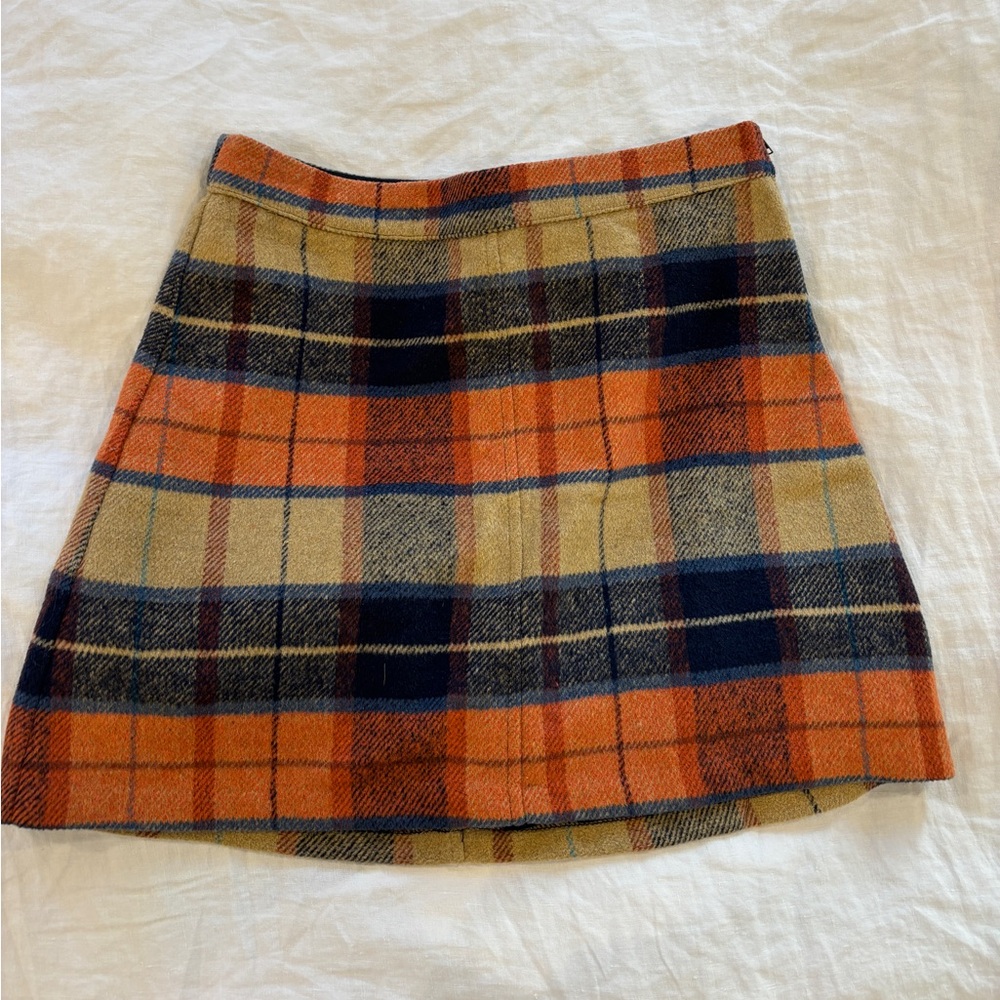 Lulu's multicolored A-line mini skirt